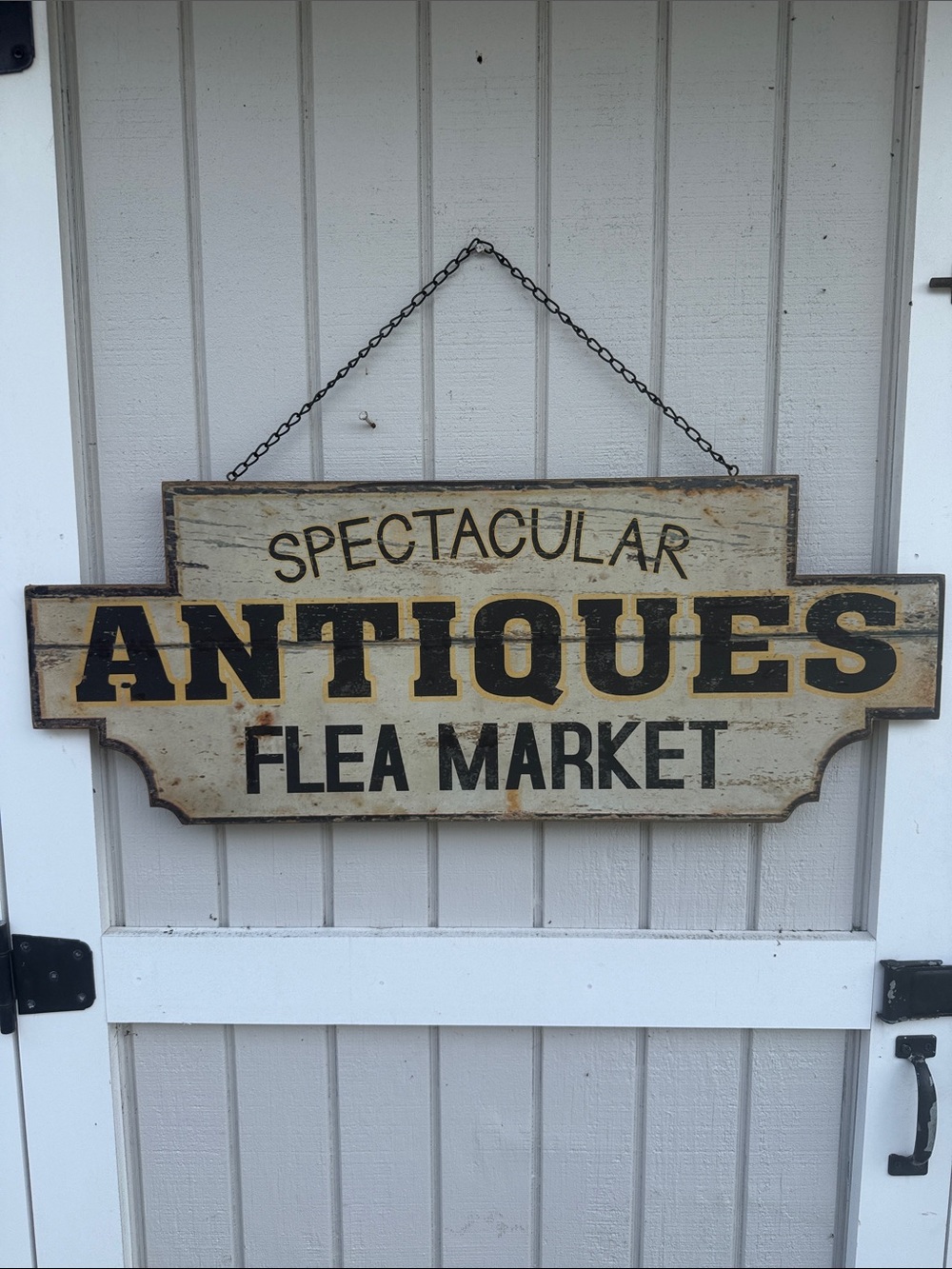 Antiques Flea Market Wall Sign